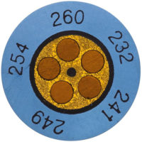 Круглые термоиндикаторы testoterm - измерительный диапазон +116 … +138 °C (0646 0074)