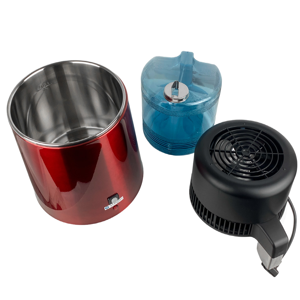 Дистиллятор лабораторный Stegler BL9901 (корпус красный металлический, водосборник пластиковый)