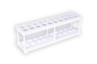 Штатив для пробирок (20 гнезд, h=75 мм) БЕЛЫЙ